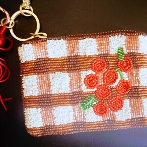 Coin pouch & key ring from Anthropology